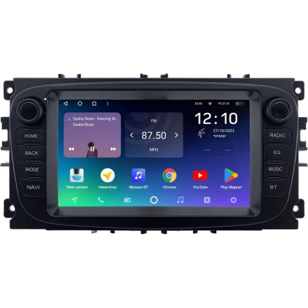 Магнитола в штатное место 2 din Ford Focus 2, C-MAX, Mondeo 4, S-MAX, Galaxy 2, Tourneo Connect 2006-2015 (черный) Teyes SPRO PLUS 4/64 7 дюймов RP-0195-491 на Android 10 (4G-SIM, DSP)