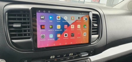 Штатная магнитола Canbox M-Line 2K 4179-9296 для Peugeot Traveller, Expert 3 2016-2024 на Android 10 (4G-SIM, 4/64, DSP, QLed)