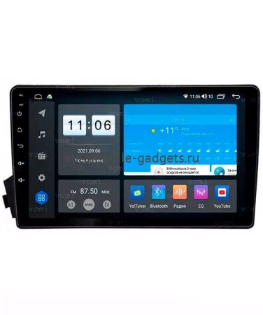 Vomi ZX529R9-7862-LTE штатная магнитола для SsangYong Kyron, Actyon Sports, Actyon 2005+ на Android 10 с 6GB, DSP, 4G
