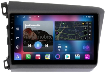 FarCar S500 (TM132M) штатная магнитола для Honda Civic 9 (IX) 2012-2015 Sedan на Android 14 c 2Gb, DSP, 4G FarCar S500 (TM132M) штатная магнитола для Honda Civic 9 (IX) 2012-2015 Sedan на Android 14 c 2Gb, DSP, 4G