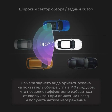 Универсальная камера заднего/переднего вида FarCar №301 AHD 720p на ножке 