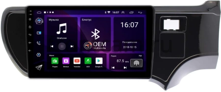 Toyota Aqua 2011-2021 Canbox GT9-9205 2/32 на Android 10 (IPS, DSP, CarPlay)