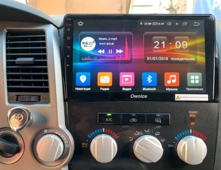 Carmedia OL-1688-PH-1010-6128-2K-TS20 Штатная магнитола для Toyota Tundra XK50 2007-2013, Sequoia XK60 2007-2022 на Android 13 c 6GB, DSP, 4G