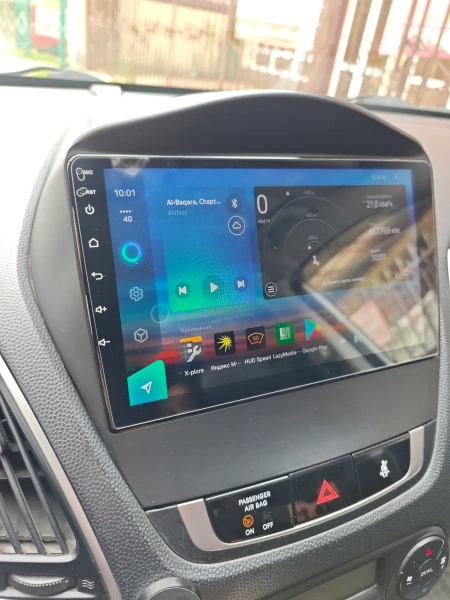 Штатная магнитола Hyundai ix35, Tucson 2 2009-2015 (для авто без камеры) Canbox EVO 2K 5833-9088 на Android 14 (4G-SIM, 16/512, DSP, QLed, AI, 360)