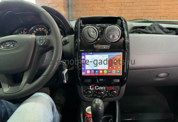 Штатная магнитола Canbox GTR9-RE046N для Lada Largus 2021-2025 (глянцевая) 4/64 Android 10 (IPS, DSP, CarPlay)