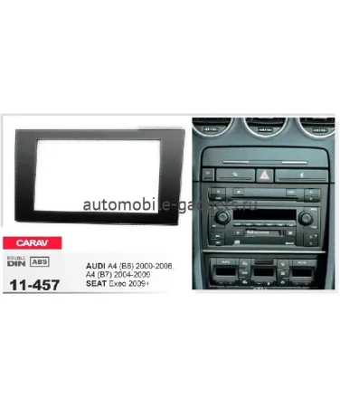 Переходная рамка CARAV 11-457 AUDI A4 (B6) 2000-2006 / A4 (B7) 2004-2009 / SEAT Exeo 2009-2013