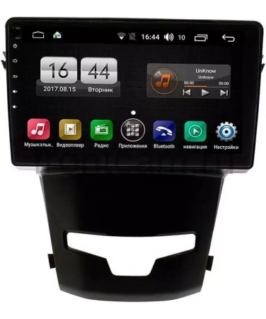NaviPilot DROID10L PAD штатная магнитола для SsangYong Actyon II 2013+ на Android 10 с 2GB, DSP, 4G