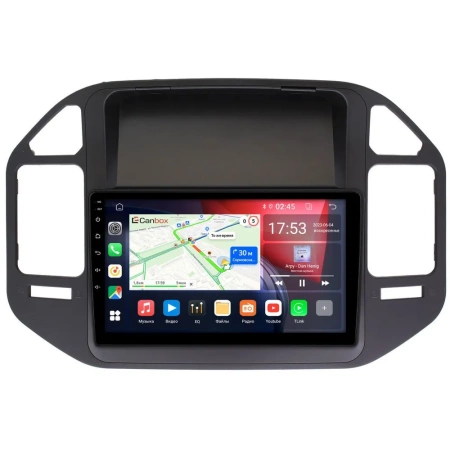 Mitsubishi Pajero 3, Montero 3 1999-2006 (черная) Canbox GT9-266 2/32 на Android 10 (IPS, DSP, CarPlay)
