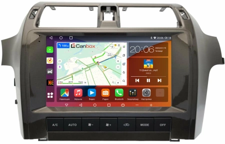 Штатная магнитола Lexus GX 460 2013-2023 (Тип В) Canbox H-Line 2K 4183-10-3220 на Android 10 (4G-SIM, 4/64, DSP, QLed)