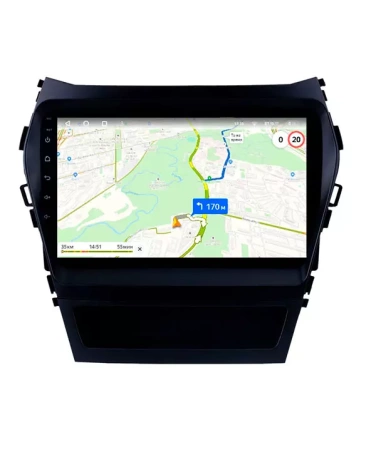 NaviPilot DROID10 ULTRA штатная магнитола для Hyundai Santa Fe 2012-2018 на Android 10 с 6Gb, DSP, 4G