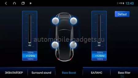 Parafar PF002XHD Универсальная магнитола 2Din на Android 13 c 4GB, DSP, 4G