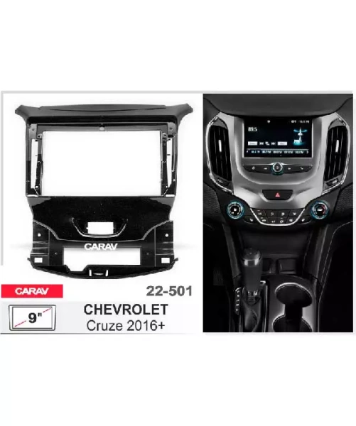 CARAV 22-501 Переходная рамка 9" для CHEVROLET Cruze 2016+