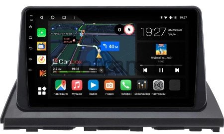 Штатная магнитола Honda Odyssey 5 2020-2024 (Тип 2, глянцевая) Canbox M-Line 4541-10-1133 на Android 10 (4G-SIM, 4/64, DSP, QLed)