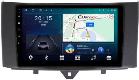 Smart Fortwo 2 2011-2015 Canbox L-Line 4167-9251 на Android 10 (4G-SIM, 3/32, TS18, DSP, QLed)