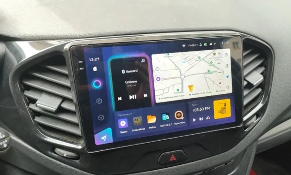 Штатная магнитола Lada Vesta SW Cross, Vesta 2015-2022 (для авто без оригинальной камеры) Canbox EVO 2K 5815-9109 на Android 14 (4G-SIM, 6/128, DSP, QLed, AI, 360)