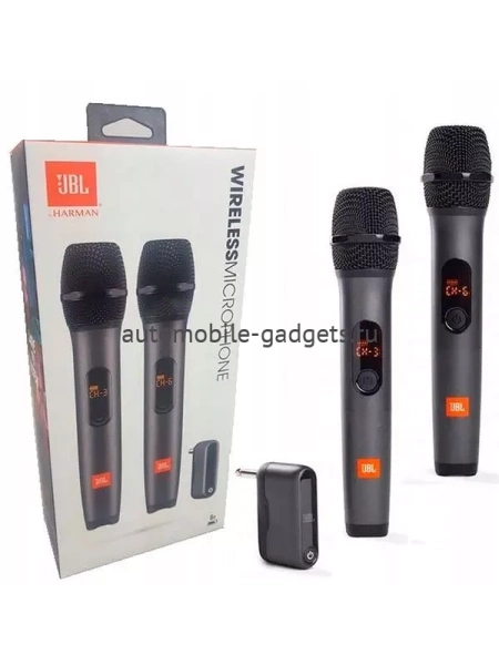 Комплект микрофонов JBL Wireless Microphone Set (Black)