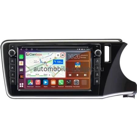 Штатная магнитола Honda Grace 2014-2020 (правый руль) Canbox H-Line 7822-9-1143 на Android 10 (4G-SIM, 4/32, DSP, IPS) С крутилками