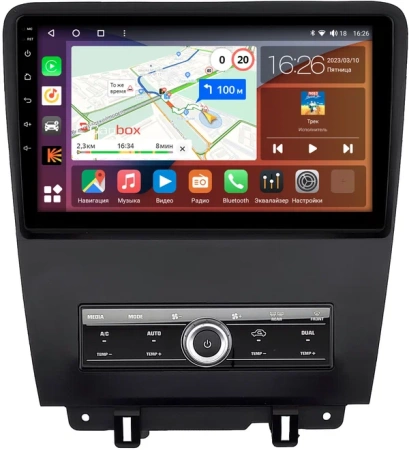 Штатная магнитола Canbox H-Line 4165-10-6175 для Ford Mustang 5 2009-2014 на Android 10 (4G-SIM, 4/32, DSP, QLed)