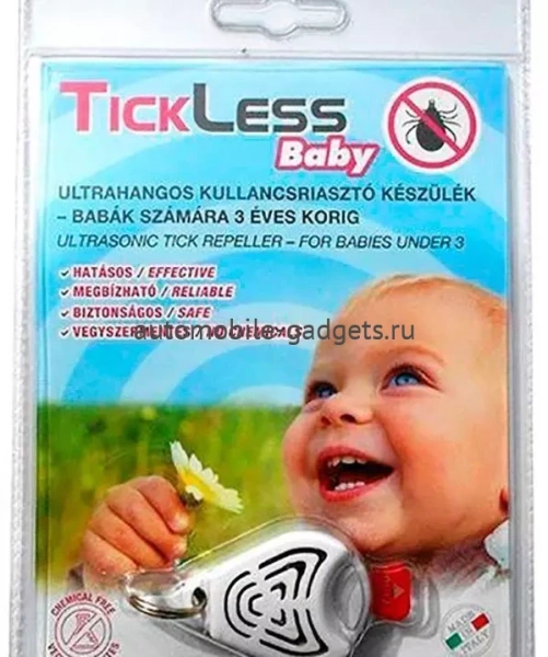 Детский отпугиватель клещей "TickLess Baby"