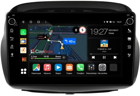 Штатная магнитола Honda Edix, FR-V 2004-2009 Canbox M-Line 7805-10-0211 на Android 10 (4G-SIM, 2/32, DSP, QLed) С крутилками