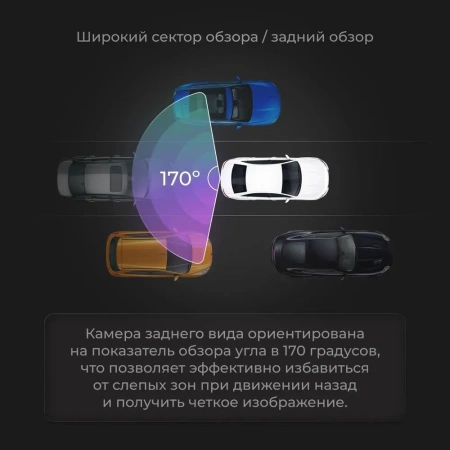 Универсальная камера заднего/переднего вида FarCar №401 AHD 1080p FISHEYE на ножке 