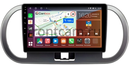 Nissan Moco 2 2006-2011 (темно-серая) Canbox H-Line 4166-9-1730 на Android 10 (4G-SIM, 4/32, DSP, QLed)