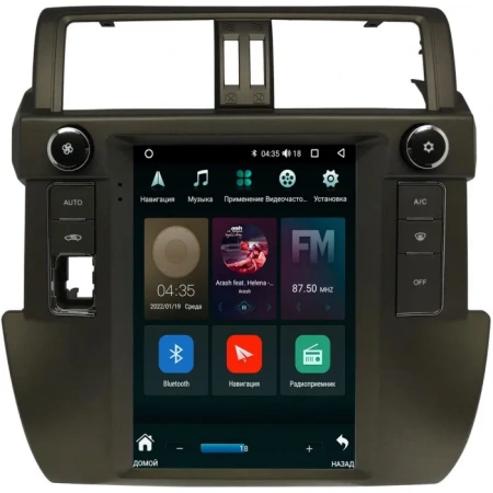 Toyota Land Cruiser Prado 150 2013-2017 (Тип 2) Canbox H-Line (Tesla style) 9.7 дюймов 4/32 5621-A22S20 на Android 10 (4G-SIM, DSP, QLed)