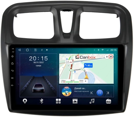 Штатная магнитола Renault Logan 2, Sandero 2 (Stepway) 2012-2022 Canbox L-Line 4168-1090 на Android 10 (4G-SIM, 3/32, TS18, DSP, QLed)