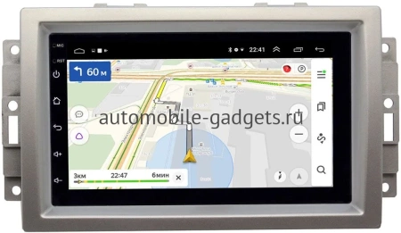 Jeep Commander, Grand Cherokee 3 2004-2007, Liberty (Patriot) 2006-2008 (серебро) OEM на Android 10 (CarPlay, AHD, 1/32) (RK7-RP-JPUN09S-83)