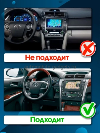 Штатная магнитола Toyota Camry XV50 2011-2014 Canbox GT095-10-169-1 на Android 10 (QLed, 2/32, DSP, CarPlay) (для авто с камерой, JBL)