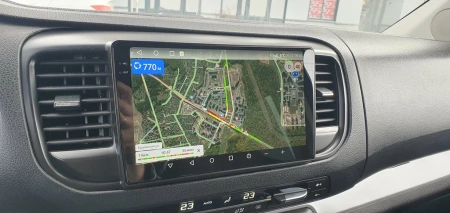 Штатная магнитола Canbox M-Line 2K 4179-9296 для Peugeot Traveller, Expert 3 2016-2024 на Android 10 (4G-SIM, 4/64, DSP, QLed)