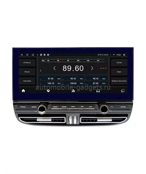Wide Media MT8002QU-6/128 Штатный монитор 12.3" для Porsche Cayenne 2010-2017 на Android 10, 6/128Гб, DSP, 4G