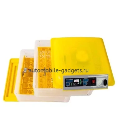 Автоматический инкубатор на 96 яиц с термометром, влагомером и автопереворотом HDD 96