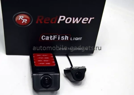 RedPower CatFish Light 6290 универсальный двухканальный Wi-FI видеорегистратор скрытой установки