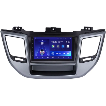 Магнитола в штатное место 2 din Hyundai Tucson III 2015-2018 (черный, серебро) Teyes CC3 4/32 7 дюймов RP-11-613-284 на Android 10 (4G-SIM, DSP)