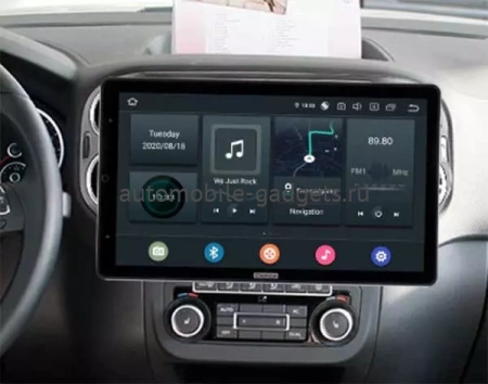 Carmedia OL-9908-2-2D-RLX (вертикально-поворотный экран) магнитола для Volkswagen Tiguan (2008-2016) на Android 10 с 4Гб, DSP