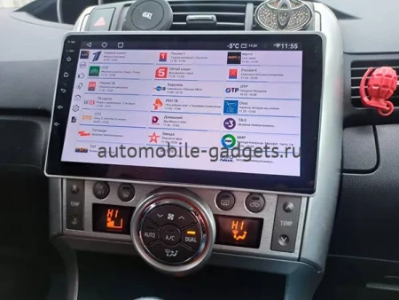 Штатная магнитола Canbox L-Line 4169-9409 для Toyota Verso 2009-2018 (для авто с климат-контролем) на Android 10 (4G-SIM, 2/32, TS18, DSP, QLed)