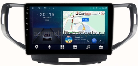 Штатная магнитола Canbox M-Line 4544-9-1358 для Honda Accord 8 2007-2015 на Android 10 (4G-SIM, 2/32, DSP, QLed)