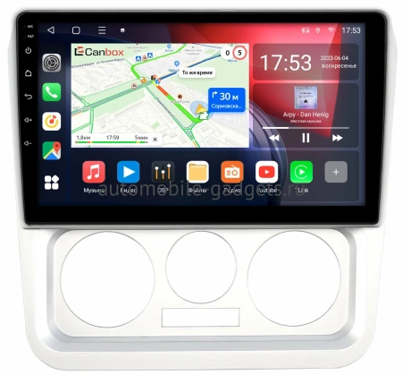 Штатная магнитола Geely CK 2008-2016 Canbox H-Line 3792-9-1237 на Android 10 (4G-SIM, 4/64, DSP, QLed)