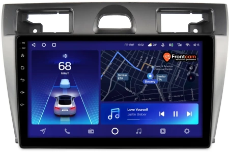 Штатное головное устройство Ford Fiesta (Mk5) 2002-2008 Teyes CC2 PLUS 4/32 9 дюймов RM-9-1264 на Android 10 (4G-SIM, DSP, QLed)