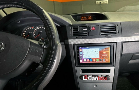Магнитола в штатное место 2 din Opel Vectra С 2002-2008 (черная, без ребра) Canbox 1.5/32 на Android 10 (RS7-RP-11-791-383) (IPS, DSP, CarPlay)