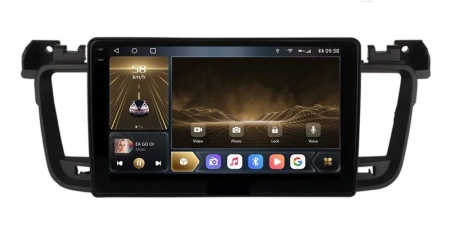 Carmedia OL-9142-OL-9009-Q-TS105 штатная магнитола для Peugeot 508 2011-2018 на Android 14 c 6GB, DSP, 4G