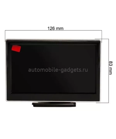 AVS0500BM Автомобильный монитор 5" для установки на приборную панель