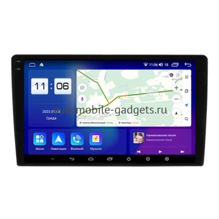 Parafar PF799-10U2K магнитола универсальная для Chrysler, Dodge, Jeep (2004-2011) на Android 11 с 8GB, DSP, 4G