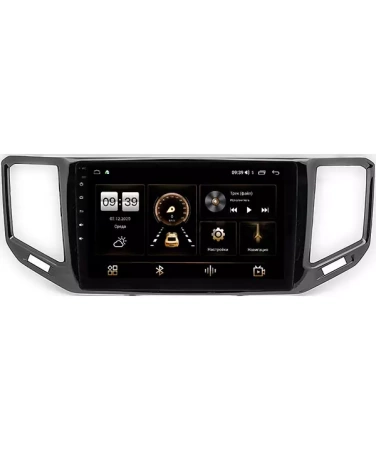 Штатная магнитола Volkswagen Teramont 2017-2022 (глянцевая) Canbox L-Line 4168-10-054 на Android 10 (4G-SIM, 3/32, TS18, DSP, QLed)