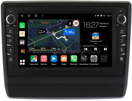 Штатная магнитола Isuzu D-Max 3, MU-X 2 2019-2024 (матовая, Тип 2) Canbox M-Line 7831-9-0160 Android 10 (4G-SIM, 2/32, DSP, IPS) С крутилками