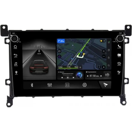 Штатная магнитола Toyota Prius 4 (XW50) 2018-2023 Canbox H-Line 7803-9-TO380N на Android 10 (4G-SIM, 4/64, DSP, IPS) С крутилками