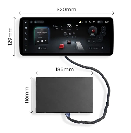 Магнитола под рамки 9", 10", 12.3" Teyes CC4 Pro 12.3 8/128 Split System на Android 13 (4G-SIM, DSP, QLed)