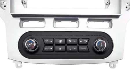 Штатная магнитола Ford Mondeo 4 2006-2010 (серебро, Тип 1) OEM RK10-1016 встроенный климат на Android 10 (CarPlay, AHD, 1/32)