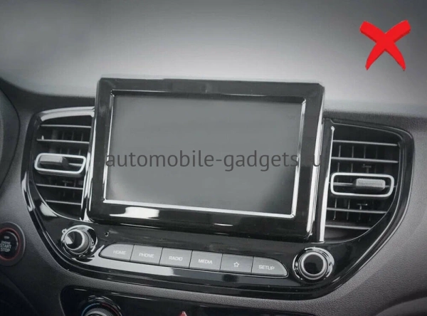 Hyundai Solaris 2 2017-2024 (черная, глянцевая) Canbox RS9-0157 1.5/32 на Android 10 (IPS, DSP, CarPlay)